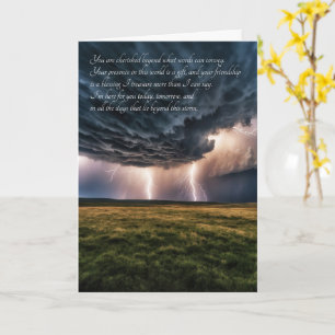 Carte Encouragement au-delà de la tempête