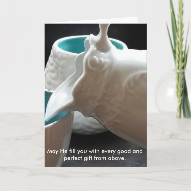 Carte Encouragement avec l'écriture sainte (Devant)