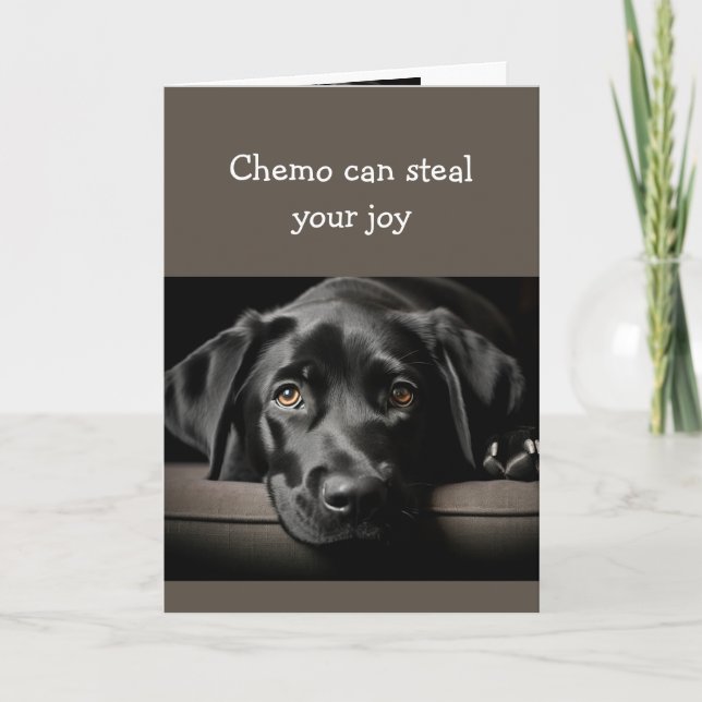 Carte Encouragement Chemo peut voler votre joie (Devant)