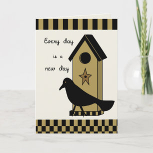 Carte Encouragement de Black Crow House