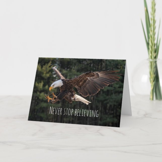 Carte Encouragement de l'aigle (Devant)