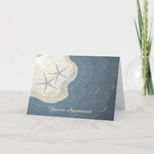 Carte Encouragement de sable et de rivage