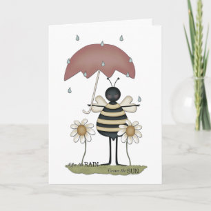 Carte Encouragement des abeilles