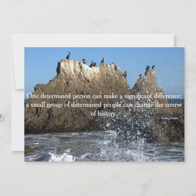 Carte - Encouragement - Détermination (Devant)