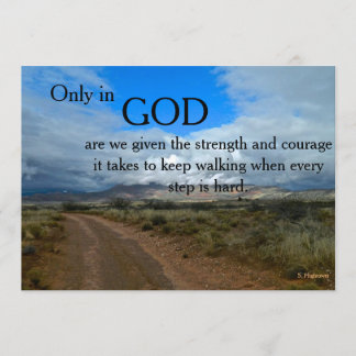 Carte - Encouragement - Essais