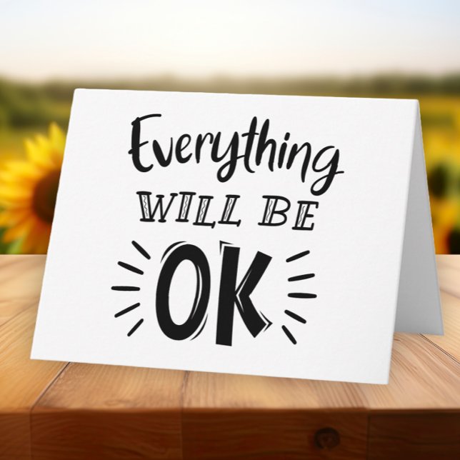 Carte Encouragement Penser à vous Amour de l'amitié (Créateur téléchargé)