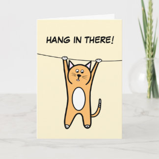 Carte Encouragement pour faire face au stress, tiens bon