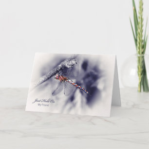 Carte Encouragement Pour Frit, Juste Tenir Sur La libell