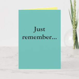 Carte Encouragement simple