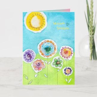 Carte Encouragez-Moi "Shalom Shalom"