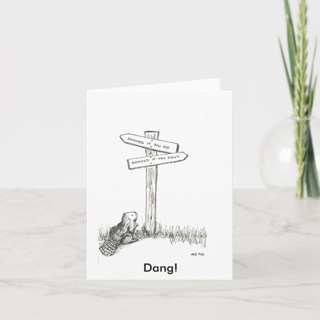 Carte Endigué si vous faites, endigué si vous ne faites (Devant)