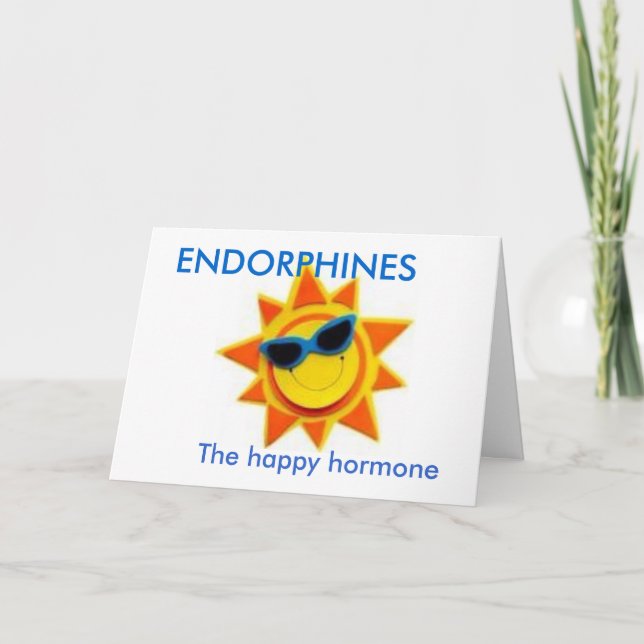 Carte ENDORPHINES, l'hormone heureuse (Devant)