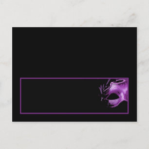 Carte Endroit Écrite Sweet 16 Violet Lilac Noir