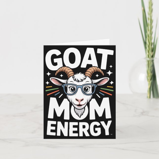 Carte Énergie de maman chèvre Gles Spectacle Amusement C (Devant)