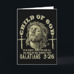 Carte Enfant de Dieu Galates 3_26 Verset biblique Chréti<br><div class="desc">Enfant de Dieu Galates 3_26 Verset biblique Foi chrétienne</div>
