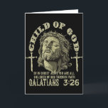 Carte Enfant de Dieu Galates 3_26 Verset biblique Chréti<br><div class="desc">Enfant de Dieu Galates 3_26 Verset biblique Foi chrétienne</div>