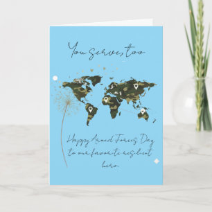 Carte Enfant de militaire résilient - Fête des forces ar