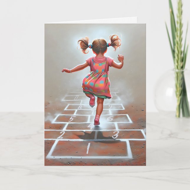 Carte Enfant intérieur anniversaire (Devant)