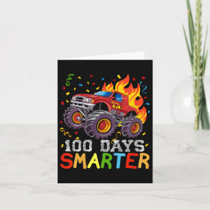 Carte Enfants 100 jours Smarter Boys Monster Truck 100e