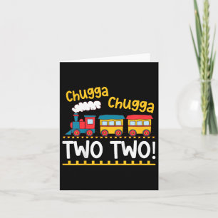 Carte Enfants 2e anniversaire Boy Train Chugga Chugga De