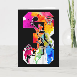 Carte Enfants 3 ans Numéro 3 Esquisse 3ème anniversaire
