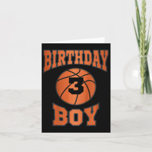 Carte Enfants 3e 3e 3 Trois ans Joyeux anniversaire garç