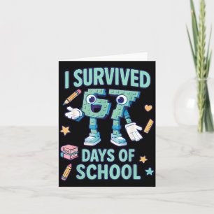 Carte Enfants 6-7 Meme J'ai Survécu 67 Jours D'école