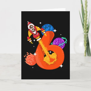 Carte Enfants 6. anniversaire 6 ans