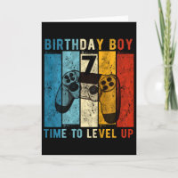 Enfants 7 ans Anniversaire Garçon 7 Il est temps d