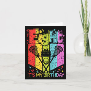 Carte Enfants 8e anniversaire Garçon fille huit 8 ans La