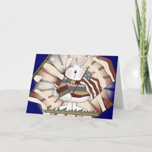 Carte Enfants Bunny Patriotique T Chemises et Cadeaux