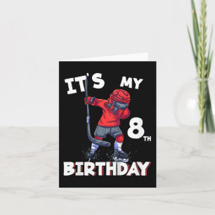 Carte Enfants C'est mon 8e anniversaire 8 ans Bi de hock