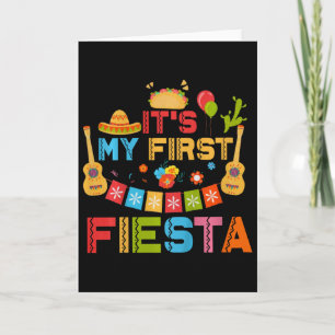 Carte Enfants C'est mon premier anniversaire Fiesta Anni