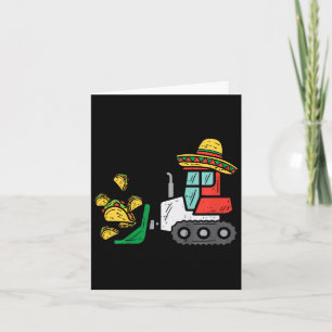Carte Enfants Charges De Tacos Bulldozer Cinco De Mayo K