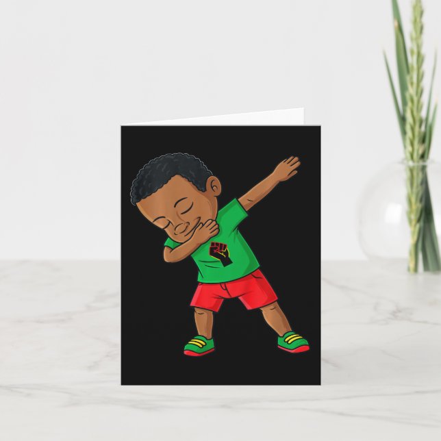 Carte Enfants Dabing Black King JunetDix Melanin Brown S (Devant)
