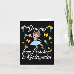 Carte Enfants Dansant À La Maternelle Ballerina Preschoo