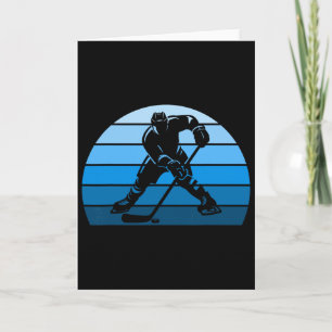 Carte Enfants de hockey sur glace Joueur de hockey garço