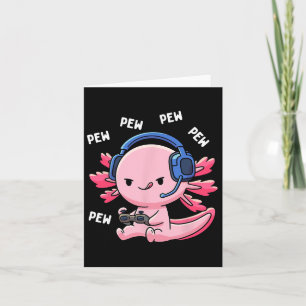 Carte Enfants de jeu garçons filles anime jeu vidéo Pew