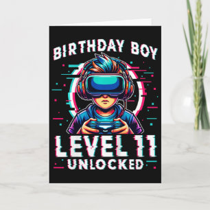 Carte Enfants de niveau 11 déverrouillés 11 ans Joueur d
