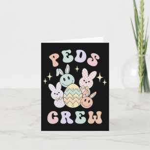 Carte Enfants de Pâques Infirmier Bunny Urgence Squad pé