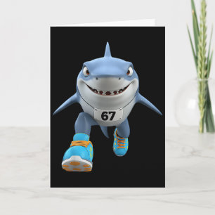 Carte Enfants drôles 67 Meme Tralalero Tralala Coureur I