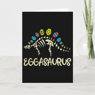 Carte Enfants Eggasaurus Pâques Stegosaurus Dinosaure Ga