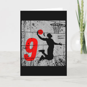 Carte Enfants en détresse 9 ans 9e Bysketbyll Anniversai