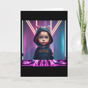Carte Enfants Enfants Dj Disk Jockey Amusement Enfants E
