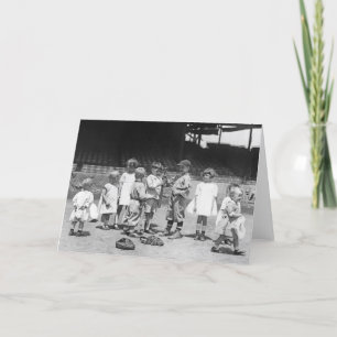 Carte Enfants et base-ball, les années 1900 tôt