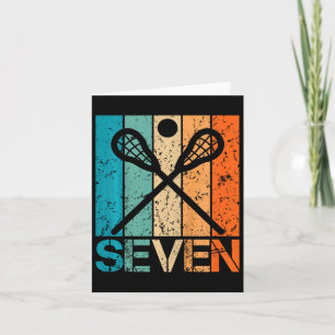 Carte Enfants Funny 7e crosse Anniversaire 7 ans Anniver