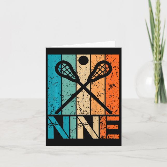 Carte Enfants Funny 9e crosse Anniversaire 9 ans Anniver (Devant)