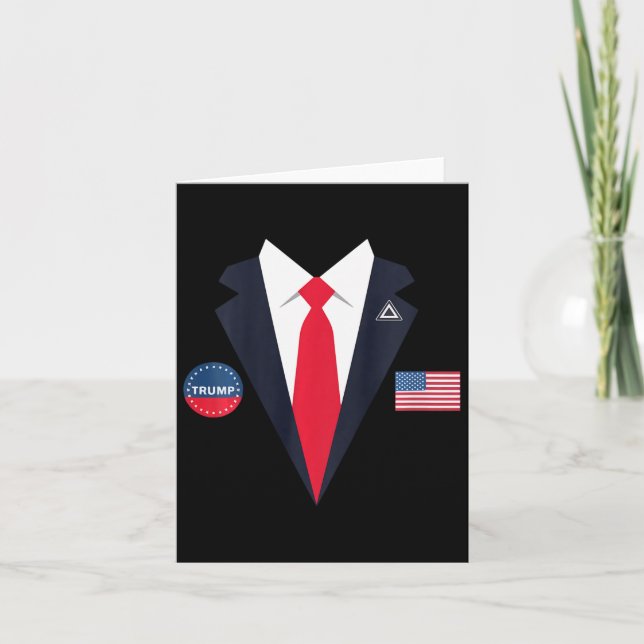 Carte Enfants Funny Trump Halloween Costume Président de (Devant)