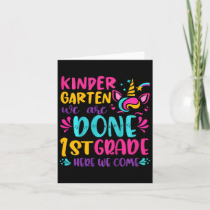 Carte Enfants Gardergarten Fait 1ère Année Dernière Jour