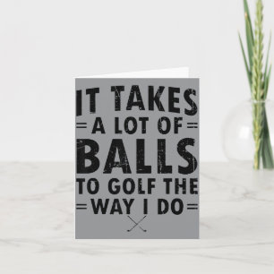 Carte Enfants golfeur père fils papas golf garçon fête d